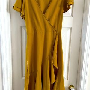 Maxi dress, ruffle hem
